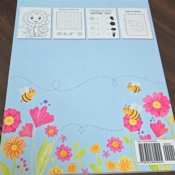 Hello Spring Activity & Coloring Book For Kids - Picture 2 of 6